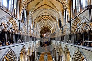Salisbury Cathedral Interior, Salisbury, England