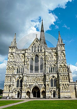 Salisbury Cathedral in Wiltshire, England