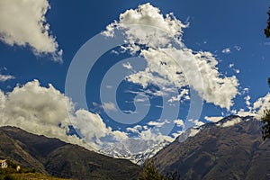 Salkantay snowcapped peak Cuzco Peru photo