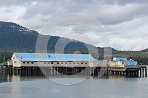 Salmon Cannery at Petersburg Alaska