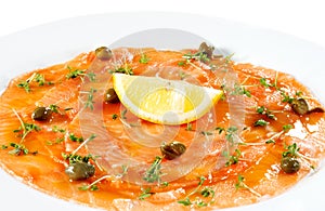 Salmon Carpaccio