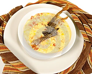 Salmon chowder