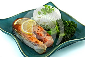 Salmon dinner