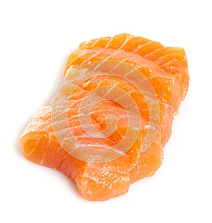 Salmon filett. Sashimi. Isolated