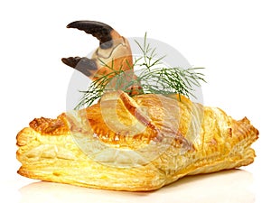 Salmon Fish Fillet in Puff Pastry