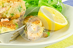Salmon fishcakes