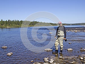 Salmon fisherman