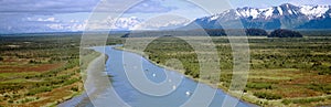 Salmon fishing boats at Wrangell-St. Elias National Park, Alaska