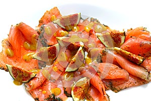 Salmon and Fresh Figs