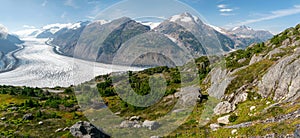 Salmon Glacier and beautiful alpine meadows