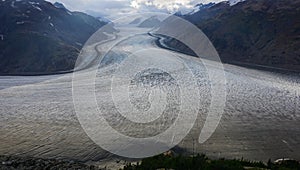 Salmon glacier in Canada