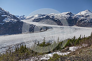 Salmon Glacier: Summit Viewpoint near Hyder, Alaska and Stewart