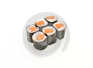 salmon maki sushi- japanese food style