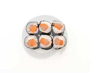 salmon maki sushi- japanese food style