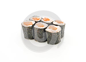 salmon maki sushi- japanese food style