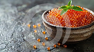 Salmon roe, Japanese red caviar