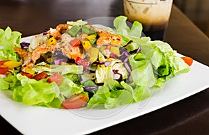 Salmon salad