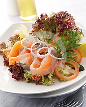 Salmon salad