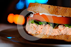 Salmon Salad Sandwich