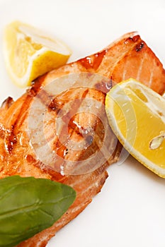 Salmon steak