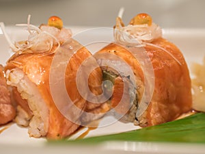 Salmon sushi