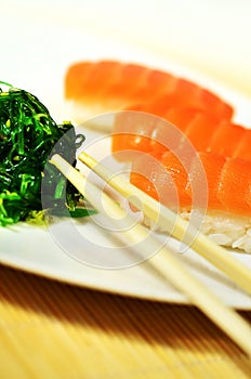 Salmon Sushi Plate