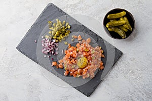 Salmon tartare