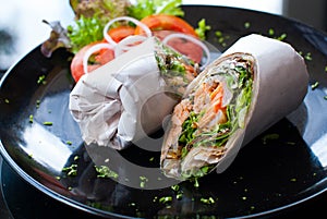 Salmon wrap