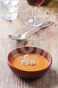 Salmorejo soup photo