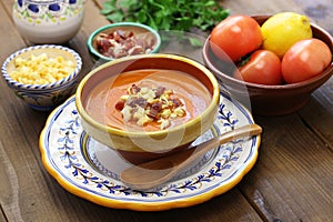 Salmorejo, spanish chilled tomato soup