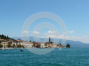 Salo at the border of Lake Garda