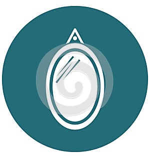 Salon Chair Isolate Vector Icon Editable