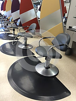 Salon Chairs at Beauty Shop