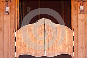 Saloon old doors