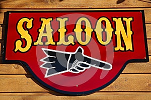 Saloon sign