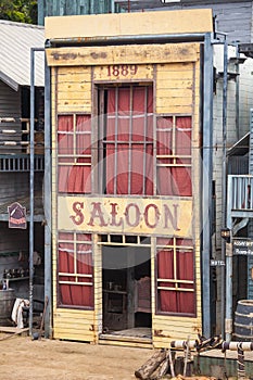 Saloon in Wild West style
