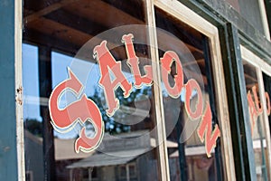 Saloon window