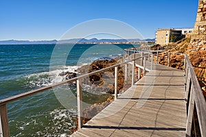 Salou Platja Capellans beach in Tarragona