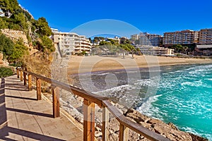 Salou Platja Capellans beach in Tarragona photo