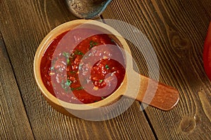 Salsa de chile morita para guisados photo