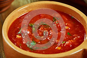 Salsa de chile morita para guisados photo