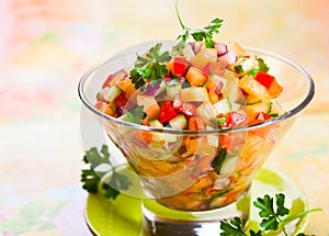 Salsa with melon photo