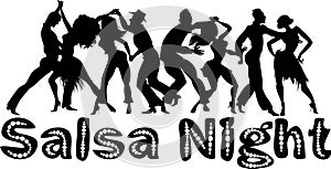 Salsa night banner photo