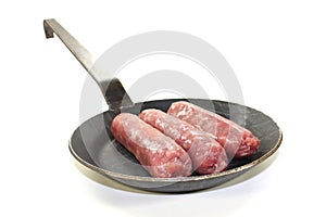 Salsiccia in a pan photo