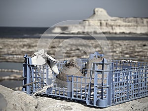 Salt bags and salt pans