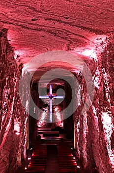 Salt Cathedral in Zipaquira, Colombia