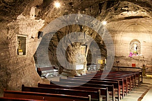 Salt cathedral in Zipaquira Colombia