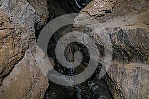 The salt cave Kolonel in Mount Sodom in southern Israel