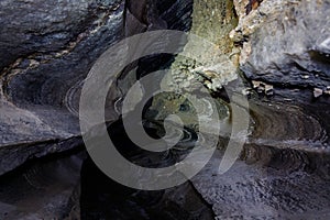 The salt cave Kolonel in Mount Sodom in southern Israel