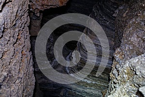 The salt cave Kolonel in Mount Sodom in southern Israel